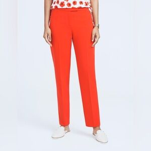 Trina Turk Women’s Crepe Hot Coral Trousers Pants Size 12 NWT